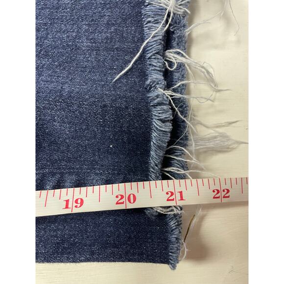 Judy Blue Jeans Wide Leg Women’s Size 16W Cropped Dark Wash Raw Hem Denim Pants - Picture 13 of 13